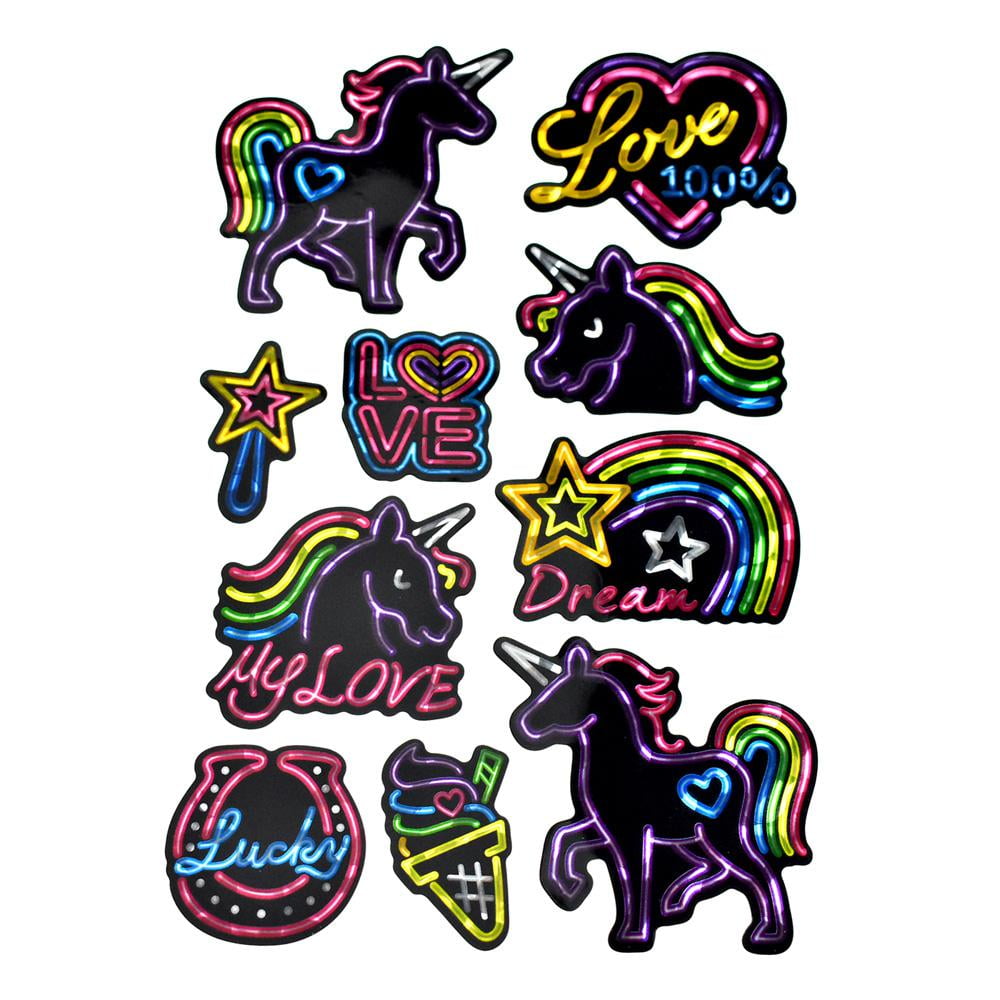 50/100 Stück Niedliche Cartoon-Einhorn-Aufkleber Für Laptop, Gepäck, Telefon, Auto, Roller, Lustiger Vinyl-Aufkleber Für Kinr, Mädchen, Kinr, Geschenk