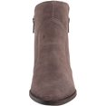 thumbnail image 2 of Lucky Brand Tayti Falcon Grey Suede Pointed Zipper Toe Western Ankle Boots (Falcon Grey, 7.5), 2 of 4