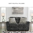 thumbnail image 6 of Signature Design by Ashley Lonoke Gunmetal Loveseat, 6 of 14