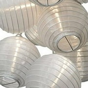 LED String Light with 3" Round Fabric Lanterns, 20-Count