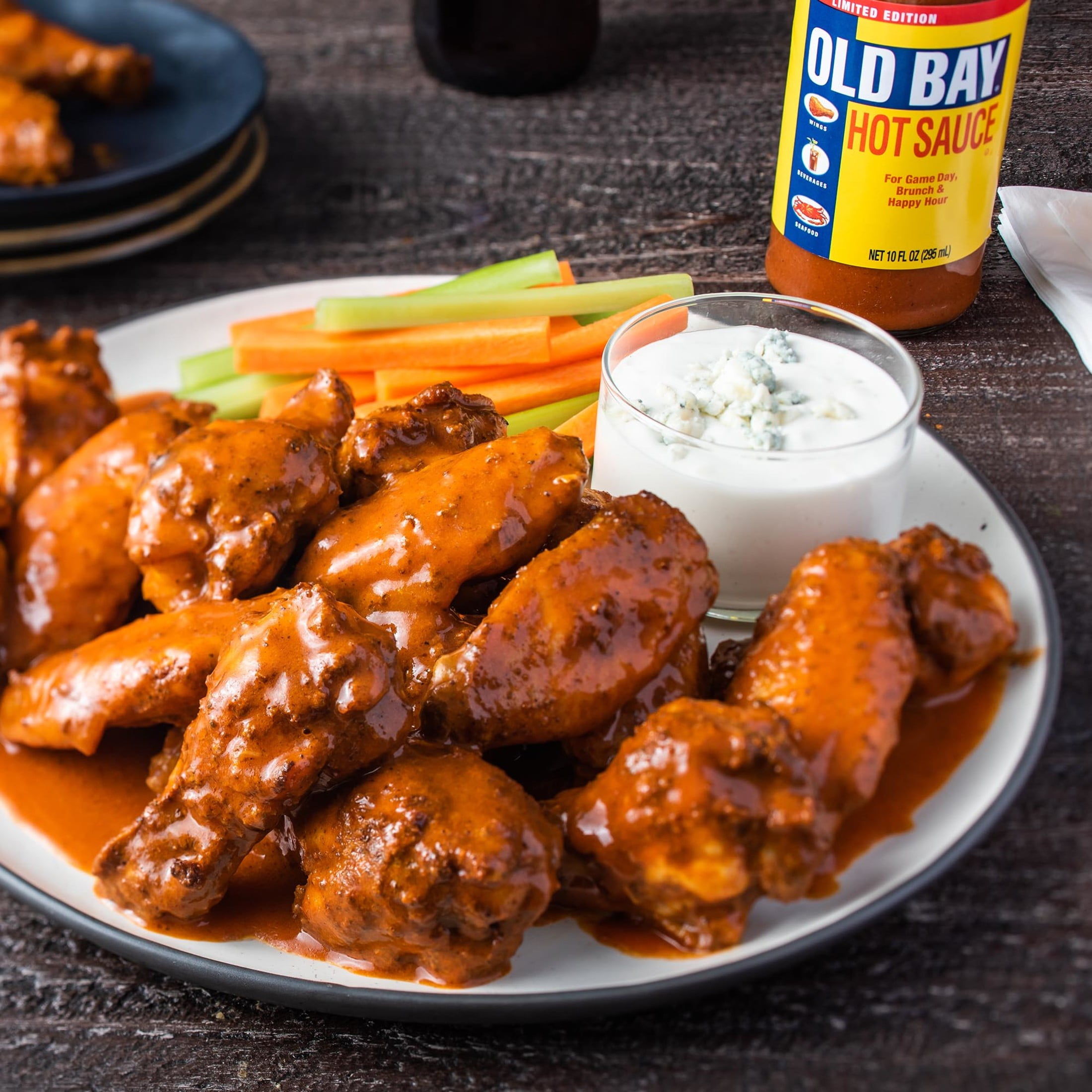 (3 pack) OLD BAY Kosher Hot Sauce, 10.0 oz Bottle