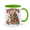 Green, variant on DECORATING SUPERVISOR Mug Festive Cat Ceramic Mug Funny Holiday 11oz Coffee Cup Drinkware for Christmas Gifts and Cat Owners