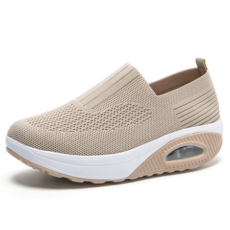 

2022 New Anti-Slip Air Cushion Running Sneakers Breathable Slip-on Casual Shoes