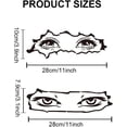 thumbnail image 2 of 3 Styles Eye Slit Stencils 11.8×11.8inch Beautiful Eye Stencils for Painting with Paint Brush Reusable Women Long Eyelashes and Big Eyes Template for Crafts Wood Wall Fabric Paper, 2 of 9