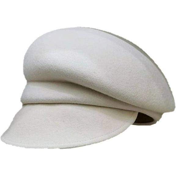 CoCopeaunts Newsboy Hats for Women Fashion Wool Winter Hat Sloping Brim Visor Cap Cabbie Beret Girls Paperboy Cap Ivy Hat