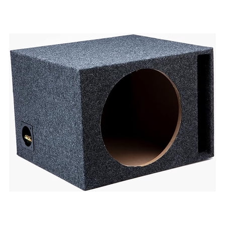 Car Audio Single 12" Vented Subwoofer Stereo Sub Box Ported Enclosure 5/8" MDF