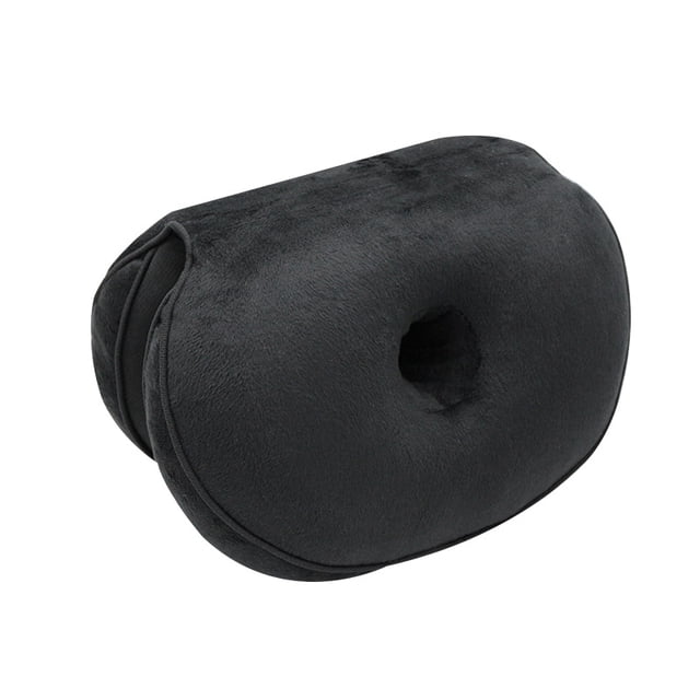 Cojín de cintura de oficina con hermoso cojín de felpa para glúteos, cojín de pedo doblado por la mitad, almohada de cojín de doble propósito