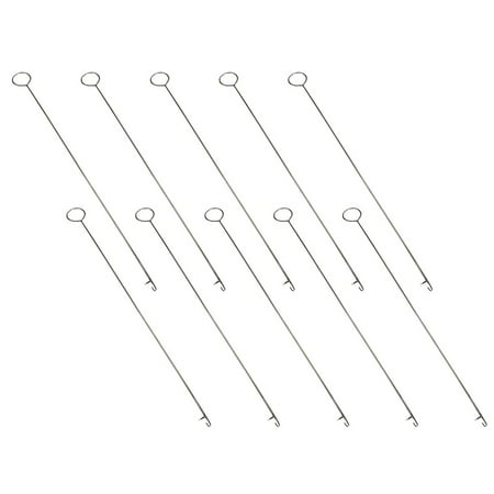 

10Pcs Stainless Steel Sewing Loop Turner Hook for Turning Fabric Tubes Straps Belts Strips for Handmade DIY Sewing Tools