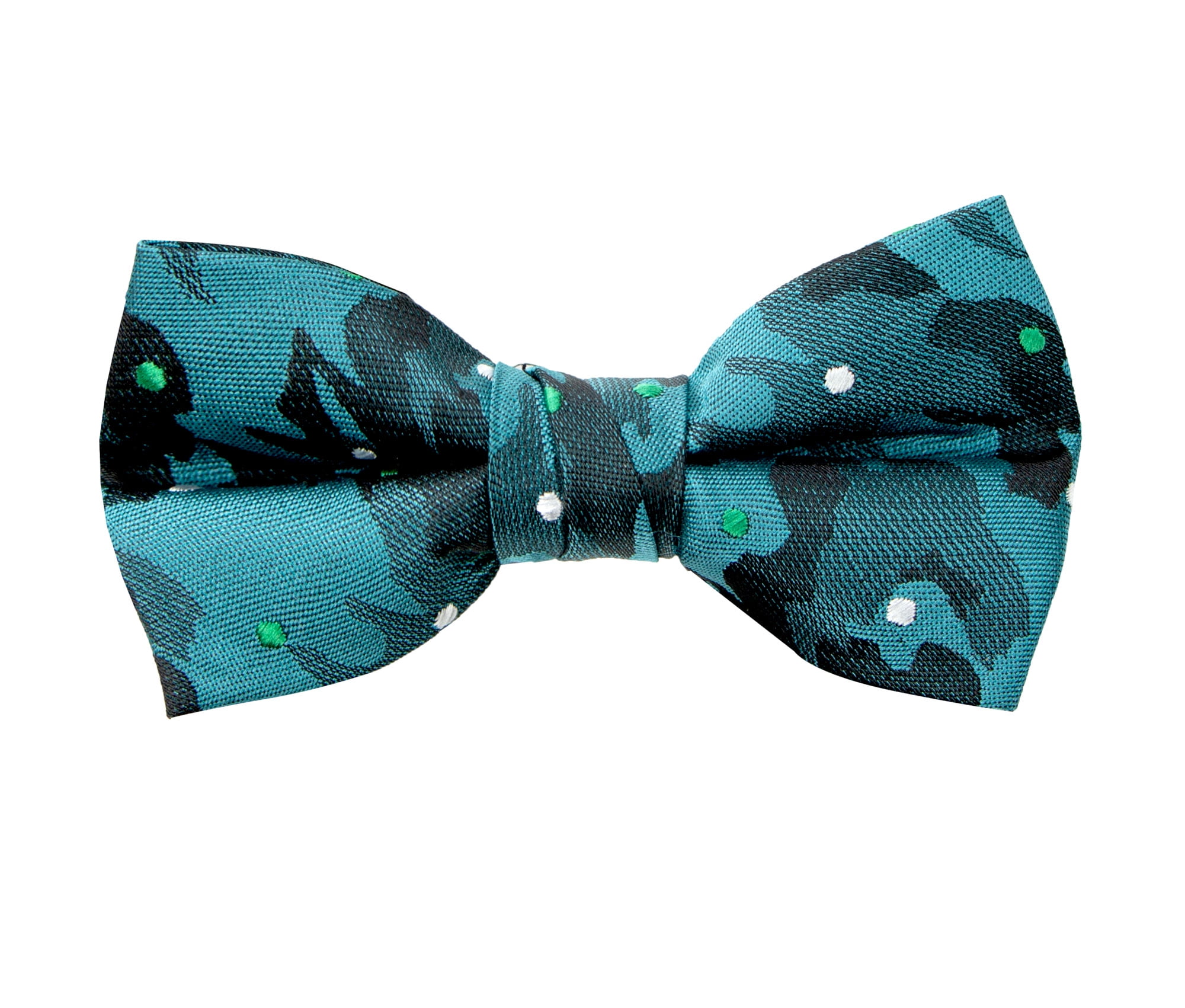 Spring Notion Boys Dotted Camoflouge Woven Bow Tie