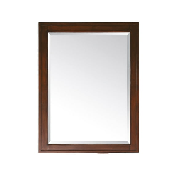 Madison 32 in. L x 24 in. W Freestanding Mirror in Tobacco