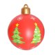 thumbnail image 3 of Bola inflable navideña de 60 cm, bola decorada de PVC, bolas gigantes grandes, bolas de juguete para decorar árboles de Navidad, bola sin adorno de luz, 3 of 5