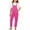 Hot Pink, variant on Zecgelong Girls Overalls Sleeveless Adjustable Jumpsuits Kids Casual Loose Romper Cute Long Pants With Pockets Girls Rompers Size 2-3 Years