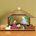 thumbnail image 6 of YOHAVEN Wooden Nativity Set, Easter Manger Creche Scene for Home Display, Tabletop Spring Holiday Decoration, Religious Ornament for Living Room Dining Office, 6 of 7