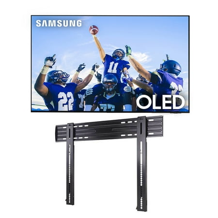 Samsung QN77S95CAFXZA 77" Ultra Slim 4K Quantum HDR OLED Smart TV with a Sanus LL11-B1 Super Slim Fixed-Position Wall Mount for 40" - 85" TVs (2023)