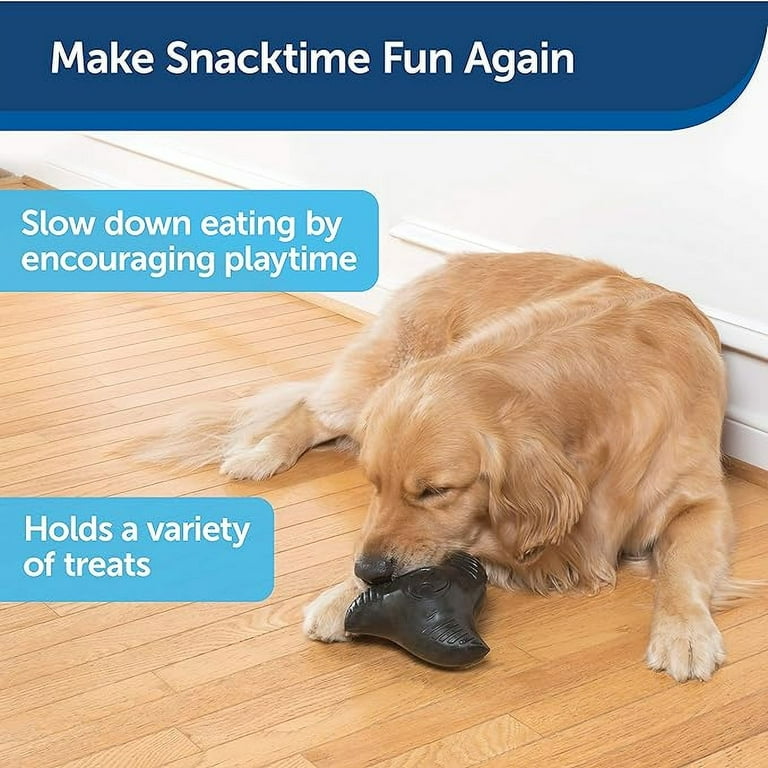 PetSafe Squeak 'n Treat Ninja Star Dog Chew Toy - Durable Rubber