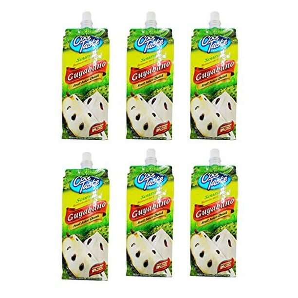 Soursop Guyabano Fruit Juice Drink 6 Pack Total Of 101 4fl Oz Walmart Com Walmart Com