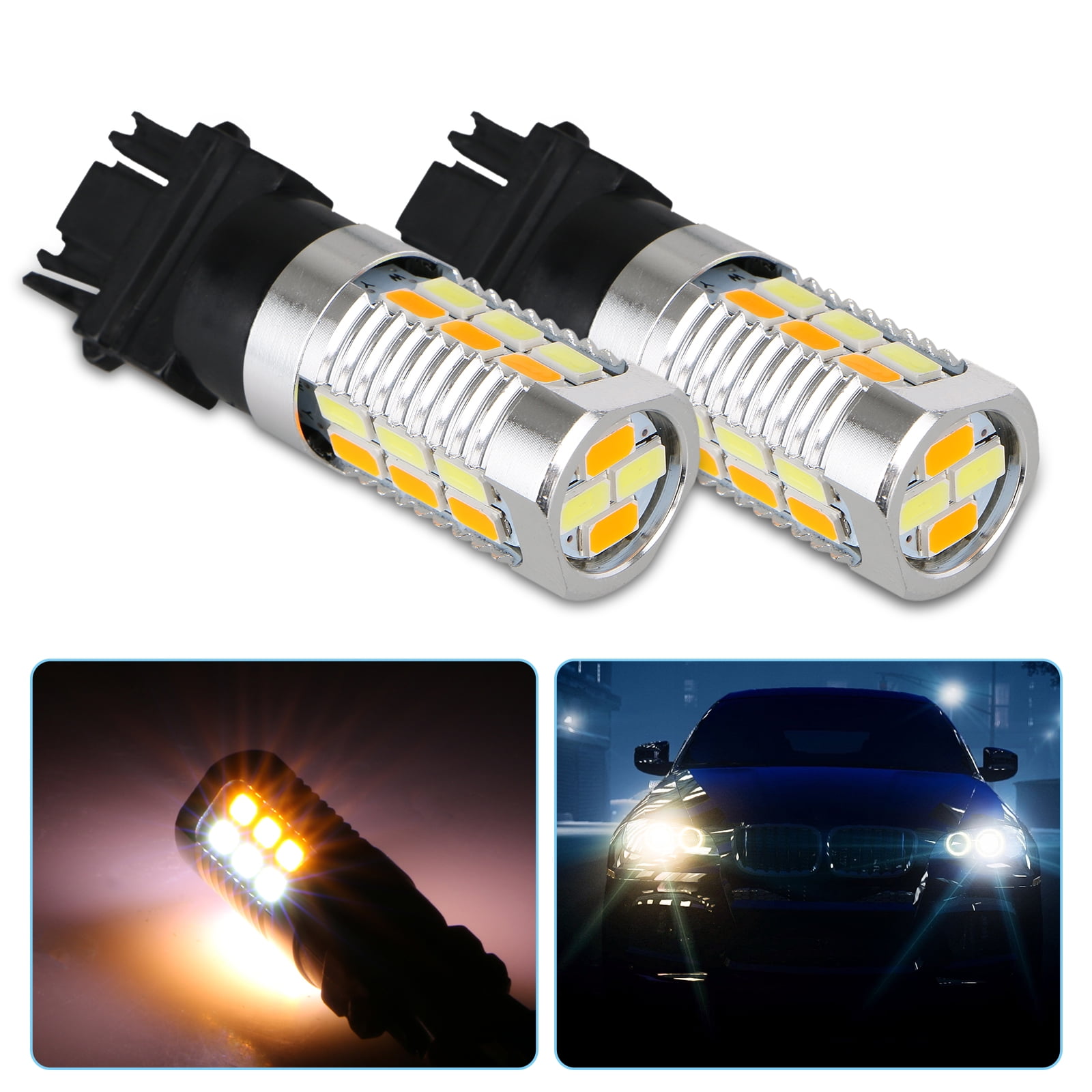 2X 80W Super White High power LED 5202 Fog Driving Light Bulb 5201 H16 PS24W