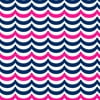 Waves Antipill Fleece Pink/navy