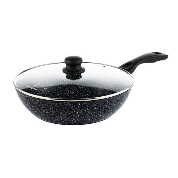 Westinghouse Wok Antiadherente de Mármol Negro 30cm WCCW0009030MBB negro