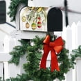 thumbnail image 3 of Christmas Ornament Baubles Decoration Mailbox Cover with Magnetic Strip Winter Mailbox Wraps Post Letter Box Cover Standard Size 21" X 18" for Garden Outdoor Yard Decor, 3 of 6