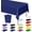 Navy, variant on Minzimin 2 Packs Plastic Tablecloth, Sturdy Disposable Table Cloth, 54 X 108 Inches Paper Table Cloths for Parties Disposable, Effortless Cleanup for Picnic Table Cloths Parties Birthday and Any Occa