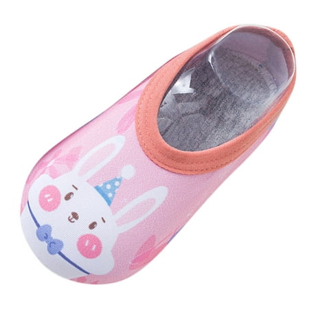 

Zlekejiko Girls Barefoot Shoes Baby Socks Boys The Floor Cartoon Socks Kids Non-Slip Baby Shoes