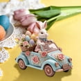 thumbnail image 3 of 1 PC Easter Farmhouse Metal Truck with Bunny & Eggs, Vintage Pickup Truck Village & Tabletop Decor, Easter Village Houses Home Decor (D), 3 of 5