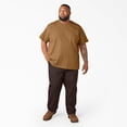 thumbnail image 4 of Camiseta Dickies para Hombre, Manga Corta, Cuello Redondo, Tela Pesada, Color Marrón, 4 of 7