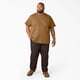 thumbnail image 4 of Camiseta Dickies para Hombre, Manga Corta, Cuello Redondo, Tela Pesada, Color Marrón, 4 of 7