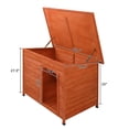 thumbnail image 4 of ZPL 45Inch Dog House Wooden Outdoor Dog House Waterproof Pet Shelter, 4 of 7