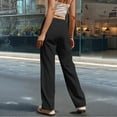 thumbnail image 4 of Cotton Sweatpants Women Plus Size Cargo Pants for Women Straight Leg Sweatpants for Women Cargo Pants Women Plus Size Women's Pants Casual Cargo Scrub Pants for Women Black 2XL, 4 of 6