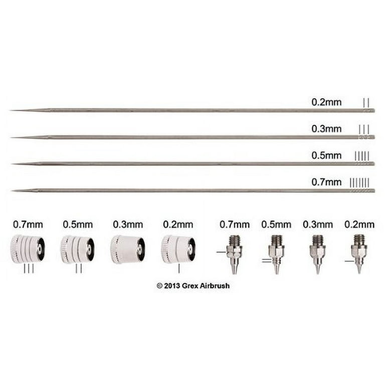 Grex TK-2 Nozzle Conversion Kit 0.2mm Tritium for Genesis.XGi, & XSi airbrushes Grex TK-2 Nozzle Conversion Kit 0.2mm Tritium for Genesis.XGi, & XSi airbrushes
