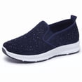 thumbnail image 1 of Espadrilles de Marche pour Femmes à Enfiler Course Légères Chaussures de Tennis Confortables en Maille, 1 of 8