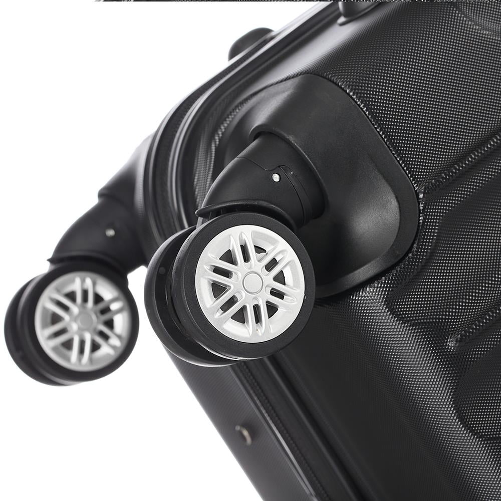 Lot 3 Travel Luggage Set Bag ABS Trolley Hard Shell Spinner Suitcase w/TSA Lock Coded Lock