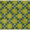 thumbnail image 4 of oneOone Organic Cotton Poplin Twill Fabric Geometric & Floral Block Decor Fabric Printed BTY 42 Inch Wide, 4 of 4