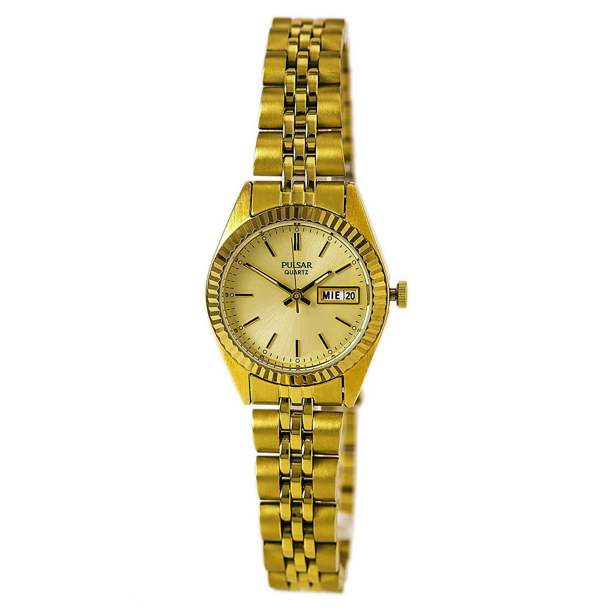 Pulsar gold watch hotsell