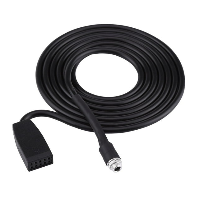 Cable adaptador auxiliar de coche con conector hembra de 3,5mm para BMW E46 Coupe Sedan Jadeshay A
