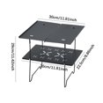 thumbnail image 7 of figatia Mini Folding Table Beach Table Compact Camping Table for Hiking Patio Travel Black, 7 of 7