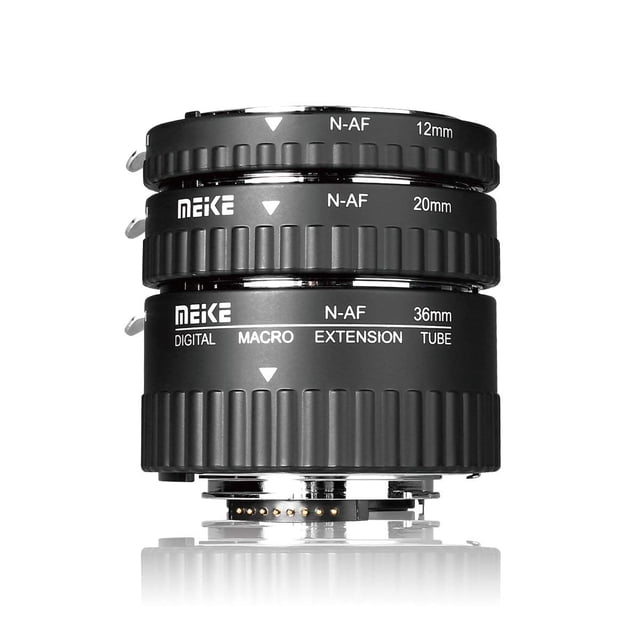 Adaptador de tubo de extensión macro Meike N-AF1-A para Nikon DSLR