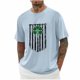 thumbnail image 1 of Tops para hombre, blusas y camisas de cuello redondo y manga corta para hombre, blusas casuales de moda con cuello redondo y manga corta para hombre, blusas para hombre, 1 of 3