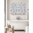 thumbnail image 6 of Blue Floral Wall Art for Living Room,Canvas Picture Wall Decor for Bathroom Bedroom,Farmhouse Vintage Flower Leaf Botanical Painting Artwork for Office Kitchen Hallway Dining Room Home Decor 24"x32", 6 of 8