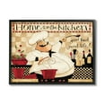 thumbnail image 5 of Stupell Industries Home is the Kitchen Phrase Charming Vintage Chef Black Framed by Dan DiPaolo, 5 of 5