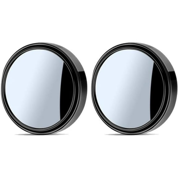 Hetoy Blind Spot Car Mirror,2 Inch Angle Adjustable Round Blind Spot Mirror Rear View Mirror for All Universal Vehicles Car SUV Large Vision for Interior External