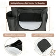 thumbnail image 4 of Medium Pet Travel Backpack Carrier for Dogs Cat Animal Puppy, Breathable Mesh Net Removable Sherpa Bed Outdoor Carrier f, 4 of 7