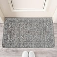 thumbnail image 2 of Bohemian Vintage Grey Door Mat Welcome Door Mat for Front Door, Home Entrance, Yard, Floor, Patio, Non Slip Spring Summer Welcome Mat Indoor Outdoor Doormat 0"*", 2 of 6