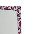 thumbnail image 3 of Ambesonne Butterfly Fitted Sheet 2 Pcs Set, Vibrant Watercolor, Twin XL, Pink Magenta Black, 3 of 3