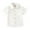 White, variant on Esaierr Toddler Little Boys Casual Shirts Baby Short Sleeve Lapel Shirts Summer Solid Colour Dress Tops for Kids 1-6T