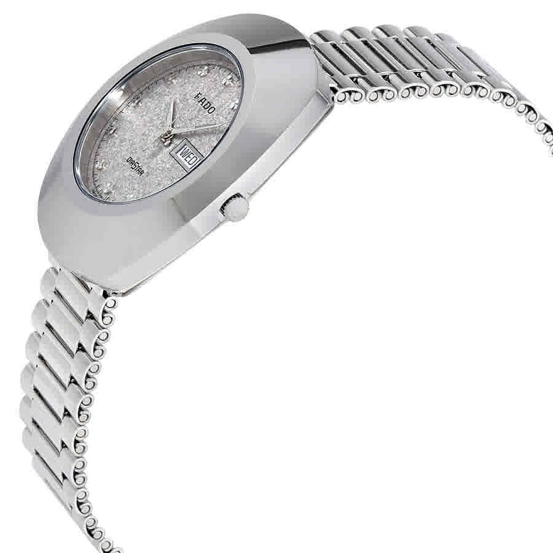 Rado Men's Watch R12391103, Silver Dial, Quartz Movement, 30m