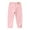 Z07Pink, variant on Little Boys Girls Fleece Pants Tight Fit Casual Warm Thicked Fleece Lined Pant Footless Tights Pink 90