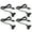 4 Pack, variant on US 2-4 Pack Black USB Charger Charge Cable Cord for Xbox 360 Wireless Controller